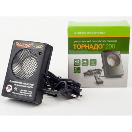 Ультразвуковой отпугиватель мышей и крыс "Торнадо 200"