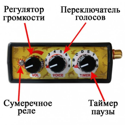 Биоакустический отпугиватель птиц "Коршун-8"