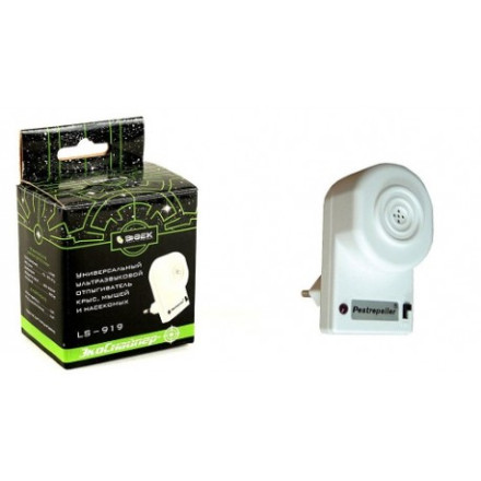 Ультразвуковой отпугиватель грызунов, клопов, муравьев "Экоснайпер LS-919" Ультразвуковой отпугиватель грызунов, клопов, муравьев "Экоснайпер LS-919"